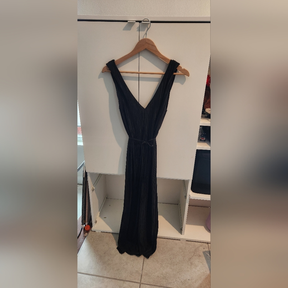 Urban Outfitters Black Stretchy Romper Pants Length